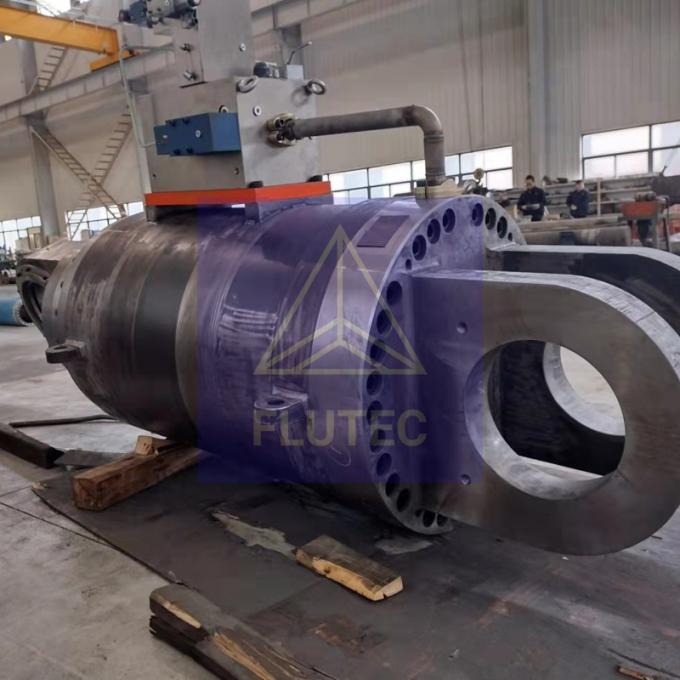 Test di pressione al 100% cilindri idraulici a testa avvolta per l'industria siderurgica 4