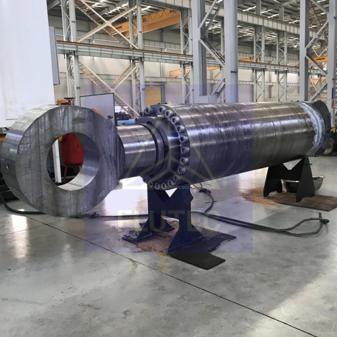 Acciaio al carbonio cilindro idraulico su misura a doppia azione per cablotto 4