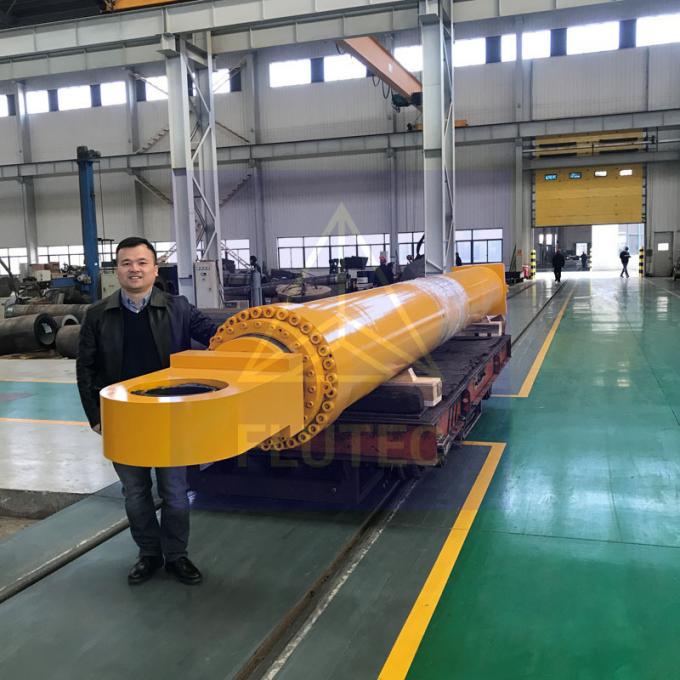 Doppia azione cilindro idraulico marino 100% prova di pressione DNV ISO9001 approvato 2
