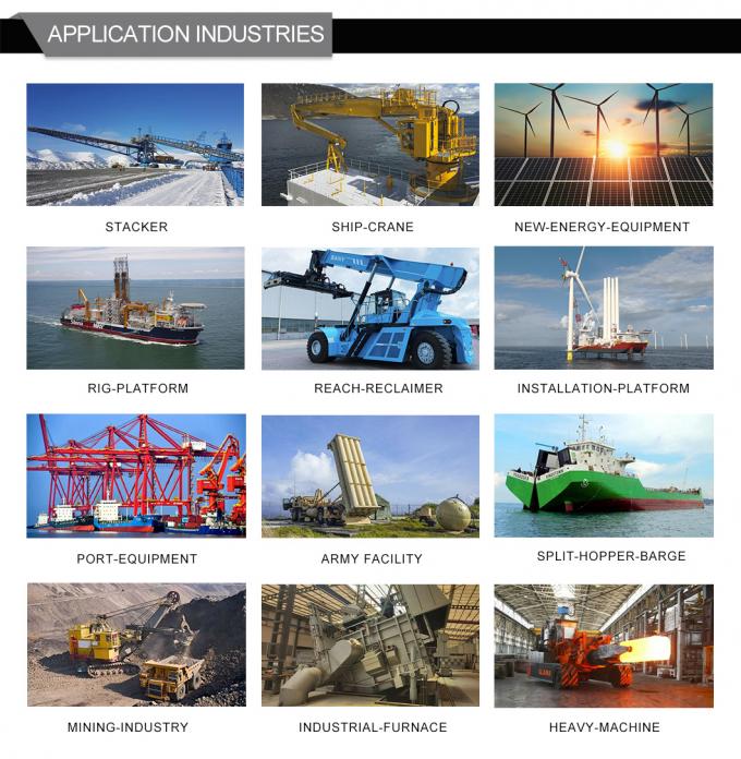 Doppia azione cilindro idraulico marino 100% prova di pressione DNV ISO9001 approvato 7