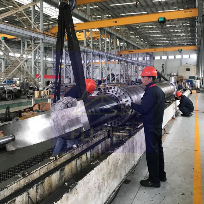 Acciaio al carbonio cilindro idraulico a doppia azione di ingegneria certificato ISO9001 5