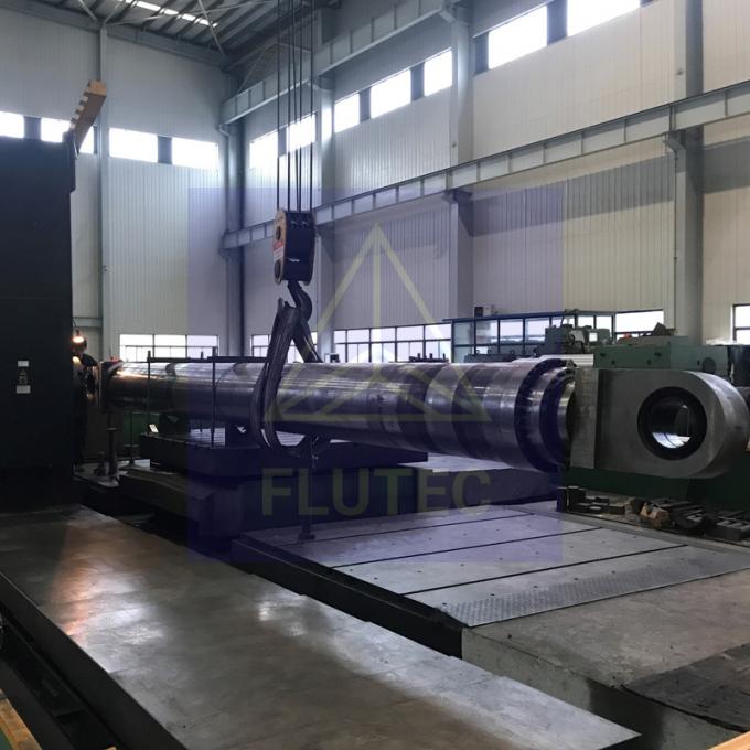 Acciaio al carbonio cilindro idraulico a doppia azione di ingegneria certificato ISO9001 4