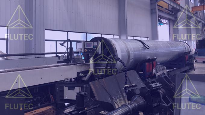50 tonnellate cilindro di sollevamento idraulico materiale in acciaio al carbonio a doppio effetto 1