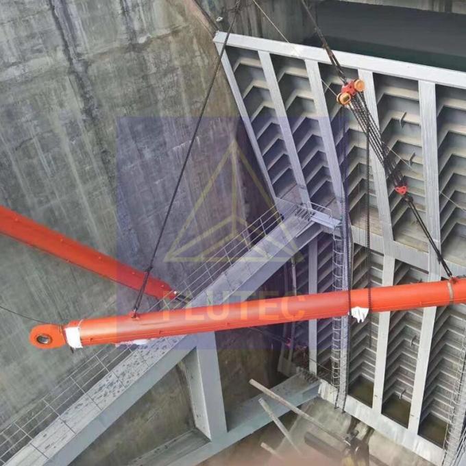 Test di pressione al 100% Centrale idroelettrica cilindro di porta di diga per pressa idraulica 0