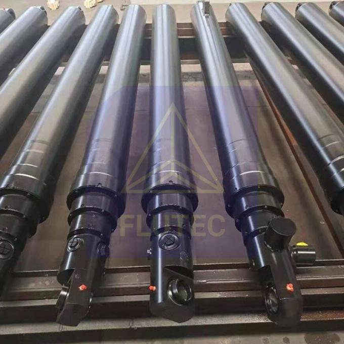 Flutec cilindro idraulico telescopico a lungo tratto per scaricatori 0