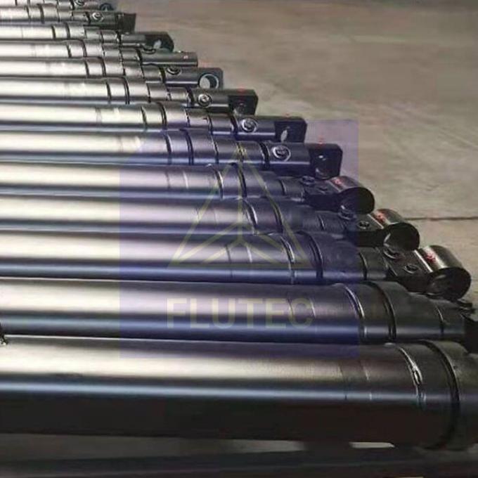 Flutec cilindro idraulico telescopico a lungo tratto per scaricatori 1