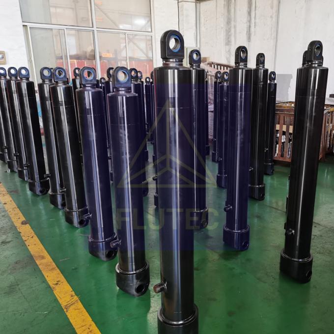 Telescopico idraulico per cilindro di stampa personalizzato per piattaforma di scarico 0
