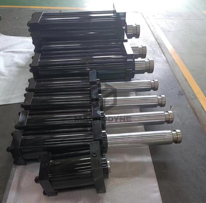 Flutec cilindro idraulico telescopico cilindro di olio a doppia azione per ingegneria meccanica 1