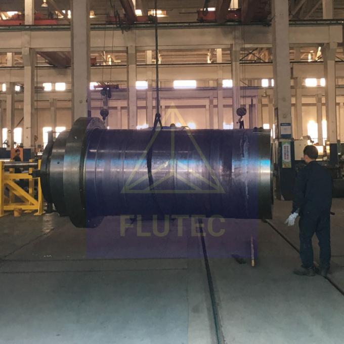 Test di pressione al 100% 600 tonnellate tubo del cilindro della pressa idraulica 1