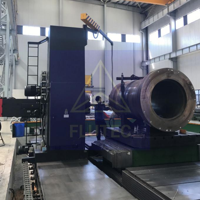 Test di pressione al 100% 600 tonnellate tubo del cilindro della pressa idraulica 4