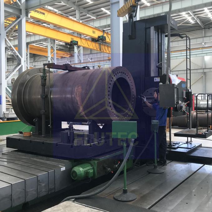 Test di pressione al 100% 600 tonnellate tubo del cilindro della pressa idraulica 2