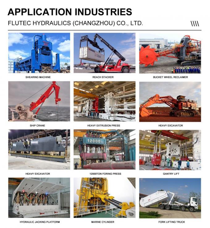 ISO 6022 Standard cilindro idraulico industriale per la macchina da taglio 6