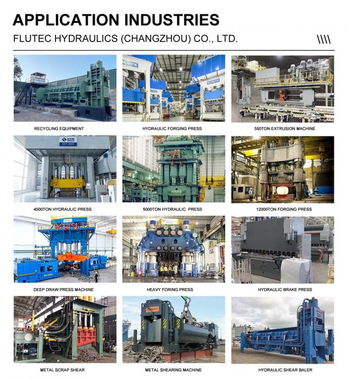 ISO 6022 Standard cilindro idraulico industriale per la macchina da taglio 7
