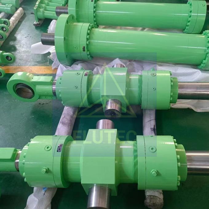 Fabbricazione su misura di cilindri idraulici industriali in acciaio alloiato per macchine da taglio 0