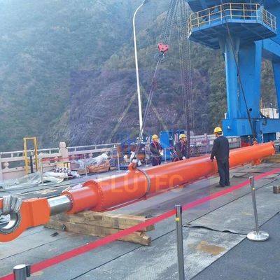 Test di pressione al 100% Centrale idroelettrica cilindro di porta di diga per pressa idraulica