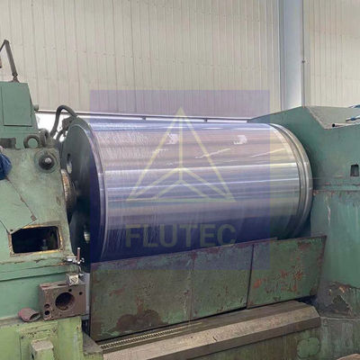 Test di pressione al 100% cilindro di pressa idraulica da 3500 tonnellate